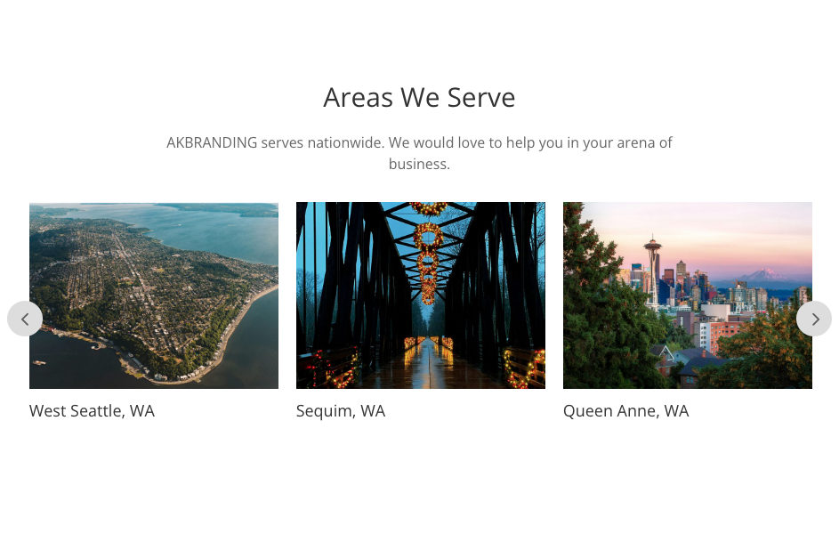 Expand Your Reach with an “Areas We Serve” Gallery Section and Geo-Location Pages